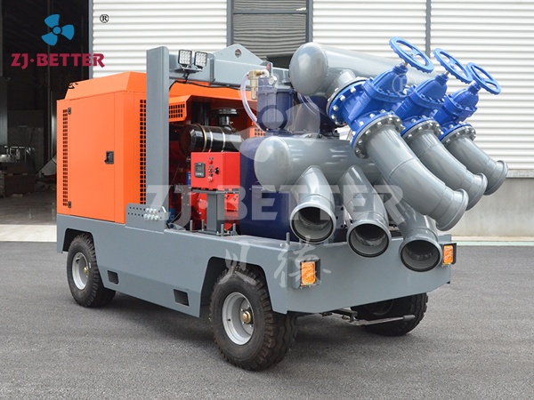 柴油機(jī)移動(dòng)排水泵車